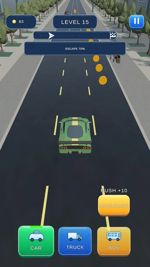 Traffic Shifter — Змінюйте авто під час заїзду